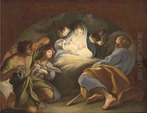 The Adoration of the Shepherds, in a feigned arch