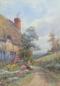 A Devonshire Cottage by Harold Lawes
