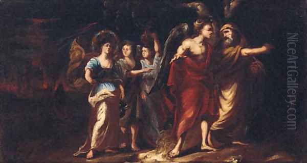 The destruction of Sodom and Gomorrah - view 1