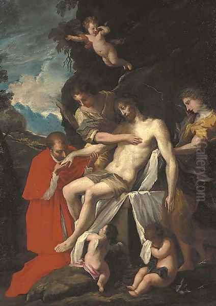 The vision of Saint Charles Borromeo - view 1