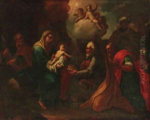 The Adoration of the Magi by Valerio Castello