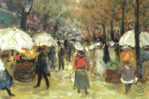 Parisian Landscape by Emilian Lazarescu