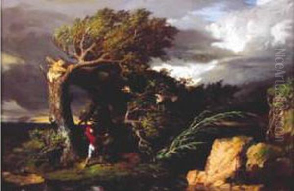 Le Chene Et Le Roseau. Le Coup De Vent. - view 1