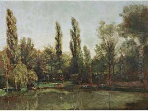 Arbres Autour D'unepiece D'eau