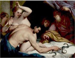 Tiberius Gracchus Killing A Serpent