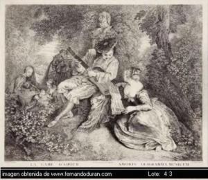 Obra:
"el Juego Del Amor"c by Jacques Philippe Le Bas