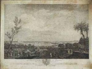 Veduta Della Citta' E Del Porto
Di Bourdeaux - La Pesca Del Tonno Nel Golfo Di Bandol - Il Porto De La
Rochelle - Il Porto Di Antibes by Jacques Philippe Le Bas