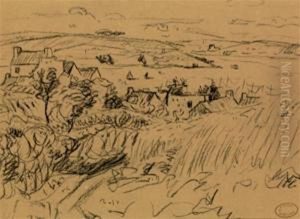Paysage A L'embouchure D'une Riviere En Bretagne - view 1