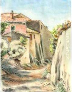 Le Mas En Provence by Alcide Le Beau