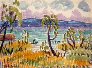 Bord De Mer by Alcide Le Beau