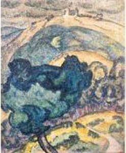Paysage De Provence by Alcide Le Beau