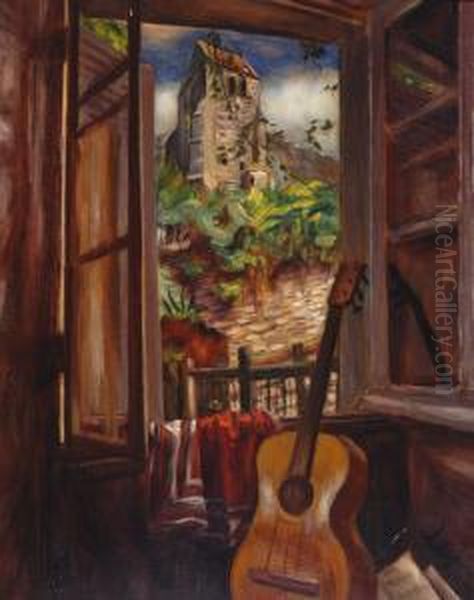 Window With Gitar - view 1