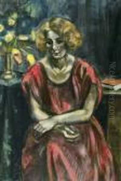 "jeune Fille En Rouge". - view 1