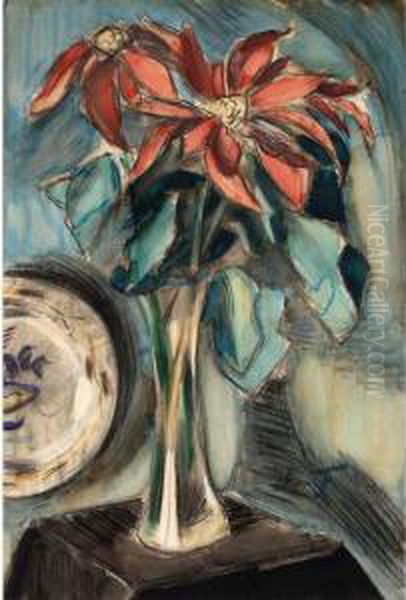 Still Life With Red Flowers - view 1