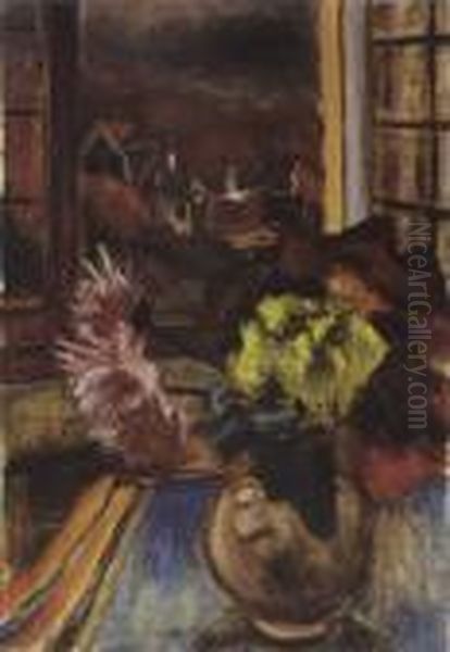 View From The Window Of The Studio Of The Artist - view 1