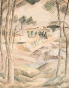 Paysage De L'ile De Brehat by Henri Le Fauconnier
