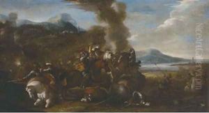 A cavalry skirmish 2