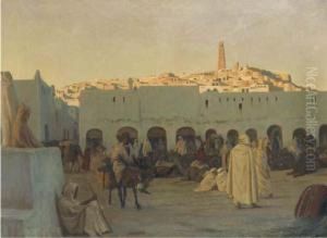 Oriental Market At Ghardaia