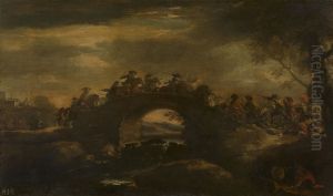 A cavalry skirmish