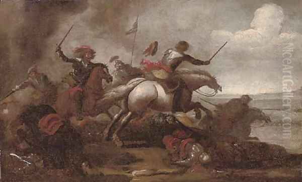 A cavalry skirmish 5 - view 1