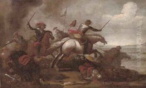 A cavalry skirmish 5
