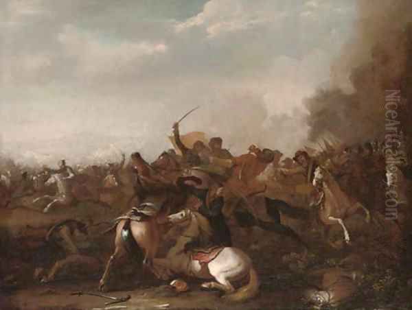 A cavalry skirmish 3 - view 1
