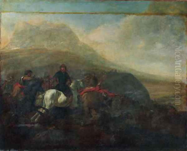 A cavalry skirmish 6 - view 1
