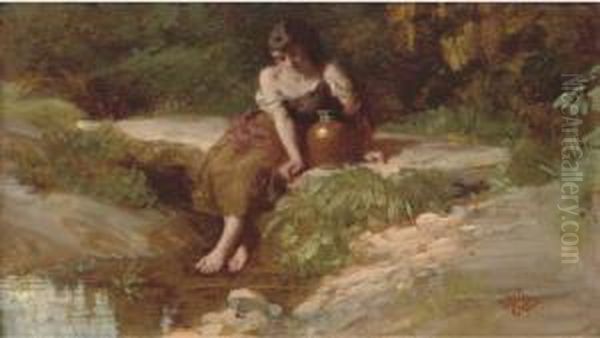 Resting At The Stream - view 1