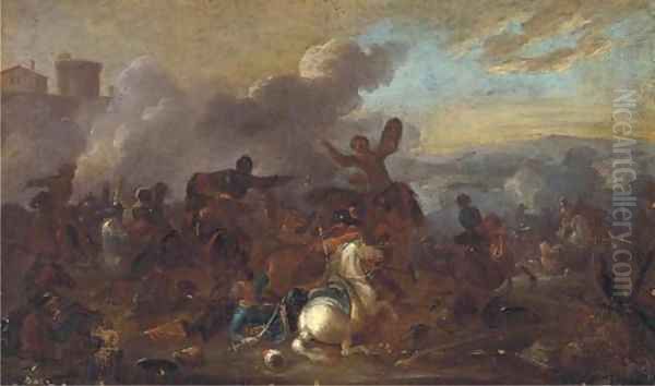 A cavalry skirmish 7 - view 1