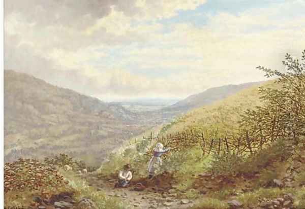 The young berry-pickers - view 1