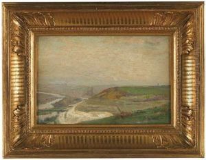 Weite Leicht Hugelige Landschaft by Alfred Marie Le Petit