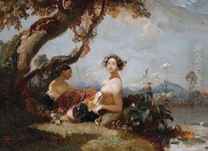 Les Plaisirs De L'ete by Eugene Lepoittevin