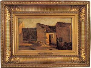 enfant Dans Une Cour De Ferme