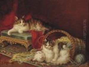 Chatons Jouant by Jules Le Roy