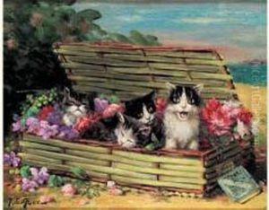 Chatons Dans Un Panier