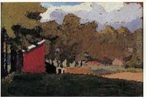 Paysage A La Maison Rouge