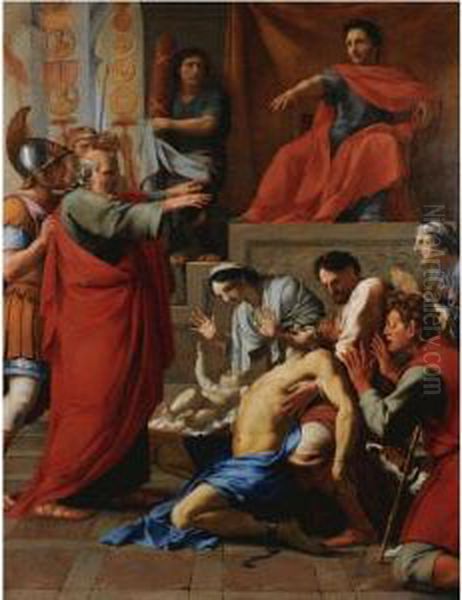 Saint Paul Exorcizing A Possessed Man - view 1