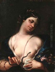 Cleopatra and the Asp by Guido Cagnacci
