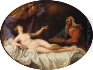 Danae by Eustache Le Sueur