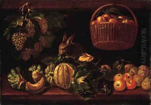 Fruits by Michele Pace Del (Michelangelo di) Campidoglio