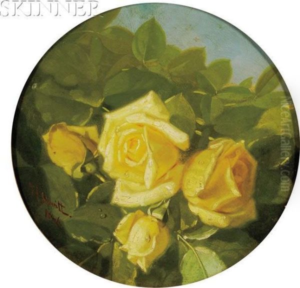 Yellow Roses A Plein Air - view 1