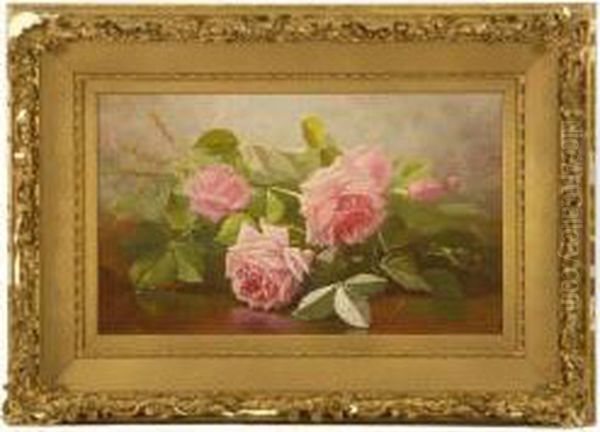 Still Life With Pink Roses - view 1