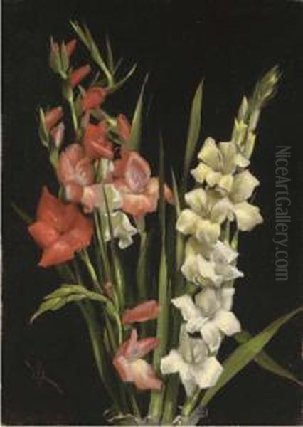 Still Life With Gladiolas - view 1