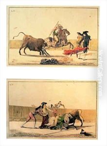 The Bullfight by Antonio Carnicero Y Mancio