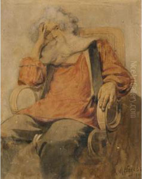 Resting Peasant - view 1