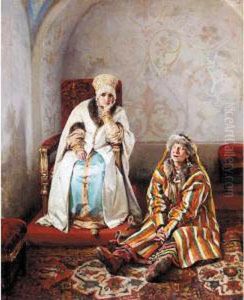 The Princess And The Fool by Klavdiy Vasilievich Lebedev