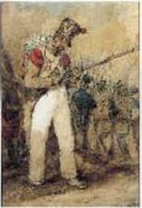 Officier De L'infanterie Du Premier Empire by Theodore Leblanc