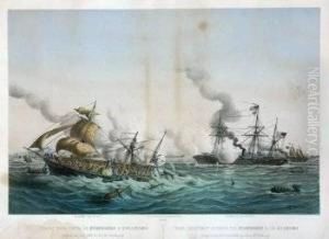 Naval Engagement Between The Kearsarge &amp; The Alabama