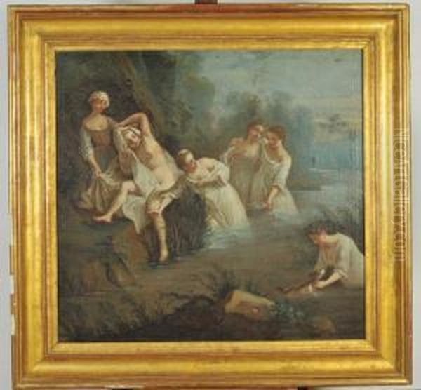 Jeune Baigneuse A La Riviere - view 1