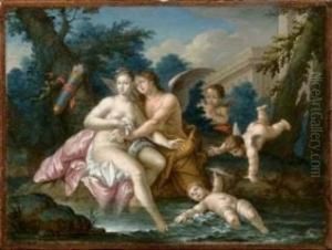 Il Bagno Di Venere Con Amore by Sebastien Jacques Leclerc Des Gobelins